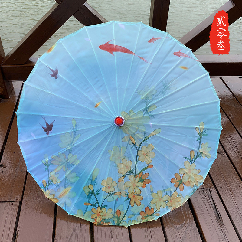 82 cm Chinesische Geölte Papier Regenschirm Falten Seide Hanfu Alte Kostüm Frau Hanfu Cos Foto Dekoration Tanz Paraguas Mujer: Lila