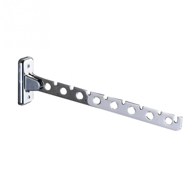 Colgadores de ropa retráctiles plegables para colgar en la pared, sistema de almacenamiento, para Hotel, Hogar, organización de ropa: 8 Holes