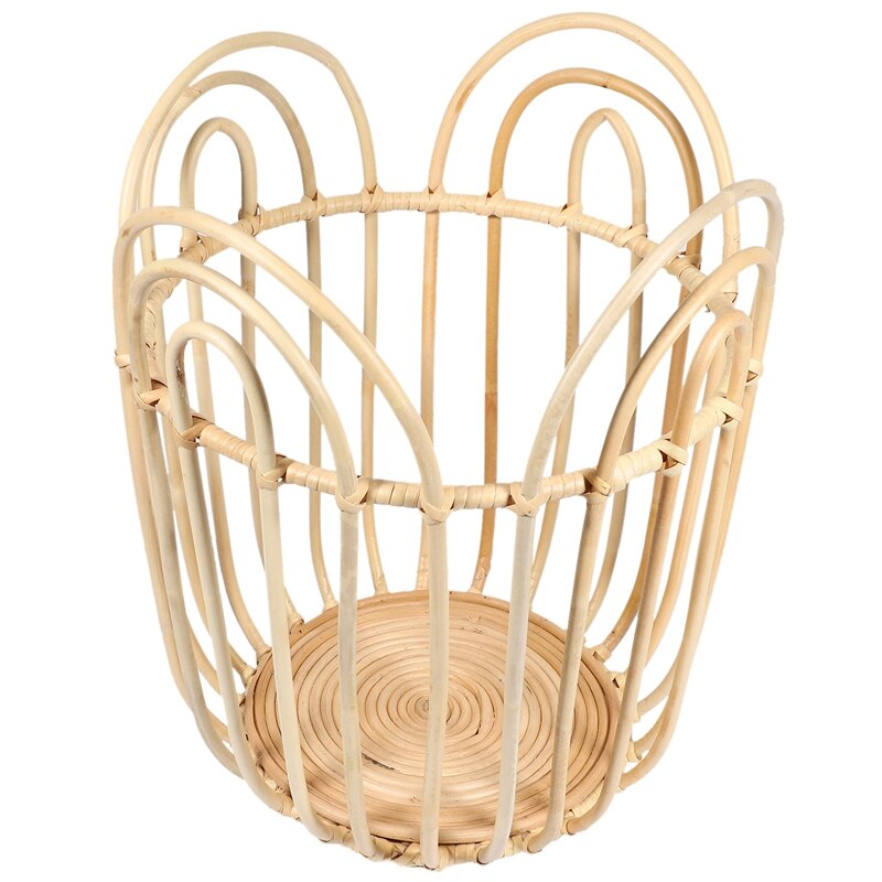 Rattan Storage Basket Clothing Storage Basket Handmade Rattan Laundry Basket,Home Decoration Rattan Vrafts