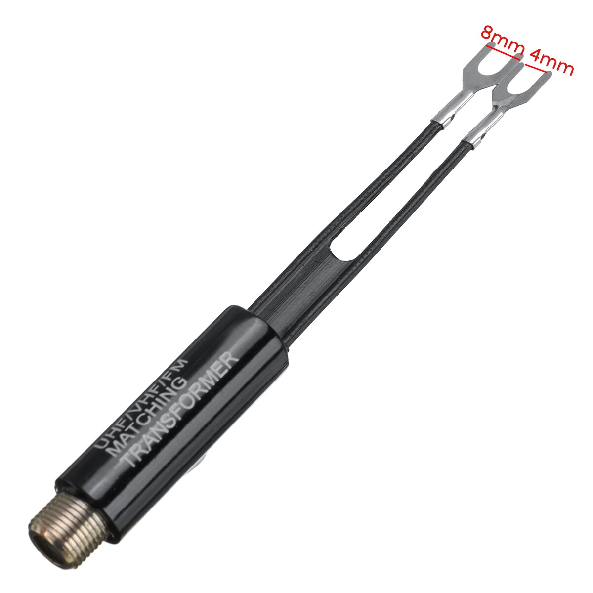 Adaptateur d&#39;antenne TV UHF VHF FM 75-300 Ohm, transformateur, câble Coaxial pour télévision