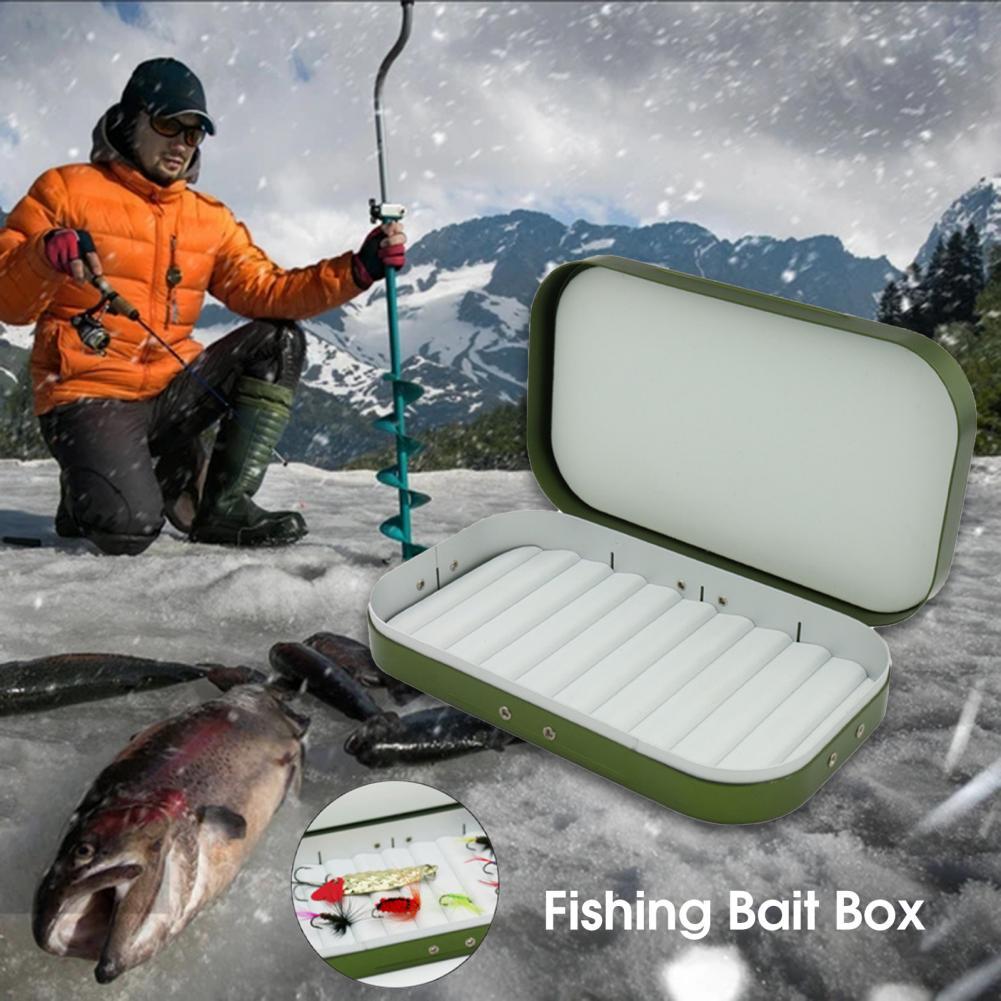 Clamshell Lure Hook Box Easy Using Convenient Fishing Bait Box High Hardness Fishing Tackle Box Sea Fishing Accessory