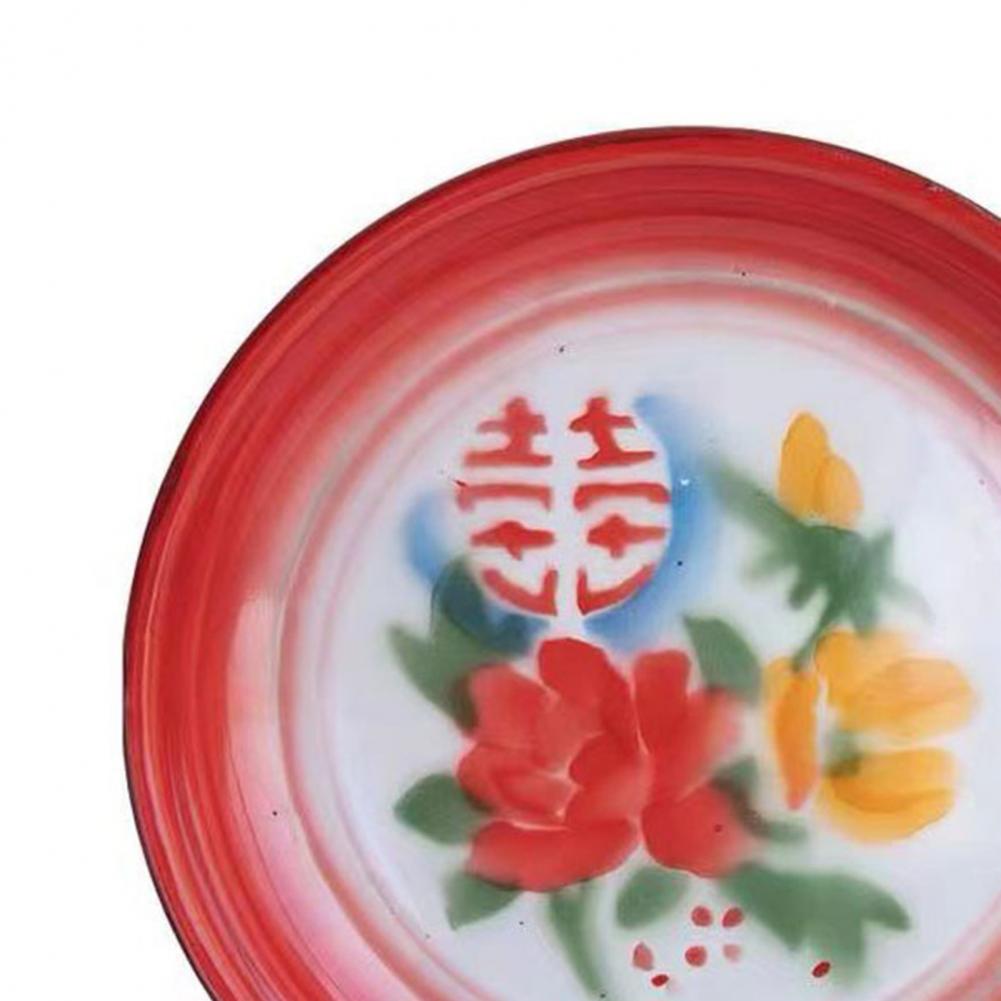 Tea Tray Chinese Style Shockproof Enamel Traditional Tea Serving Tray for Household Service Tray посуда для сервировки