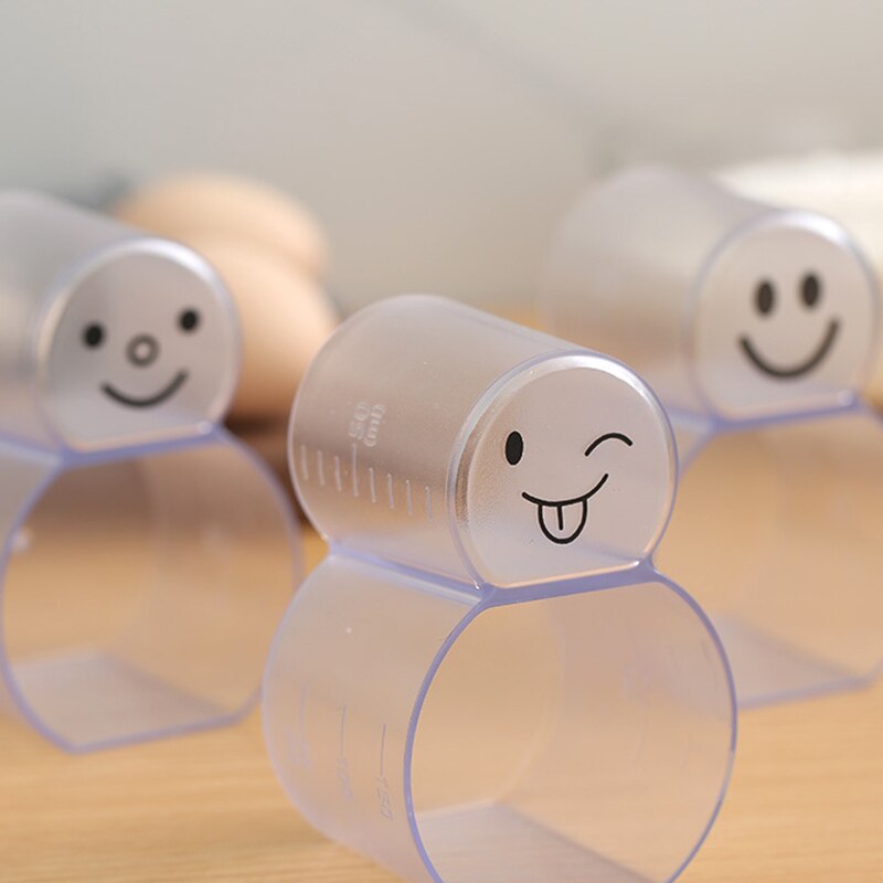 2-in-1 Measuring Cup Transparent Measuring Cup Milliliter Scale Control The Amount Of Rice Kitchen Multi-function Grain Cup: 1PCS random