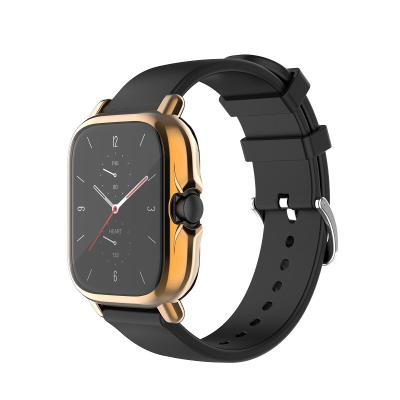 Tpu Case Voor Xiaomi Amazfit Gts 2 Volledige Cover Screen Protector Film Horloge Case Plating Frame Voor Amazfit GTS2 Shell case