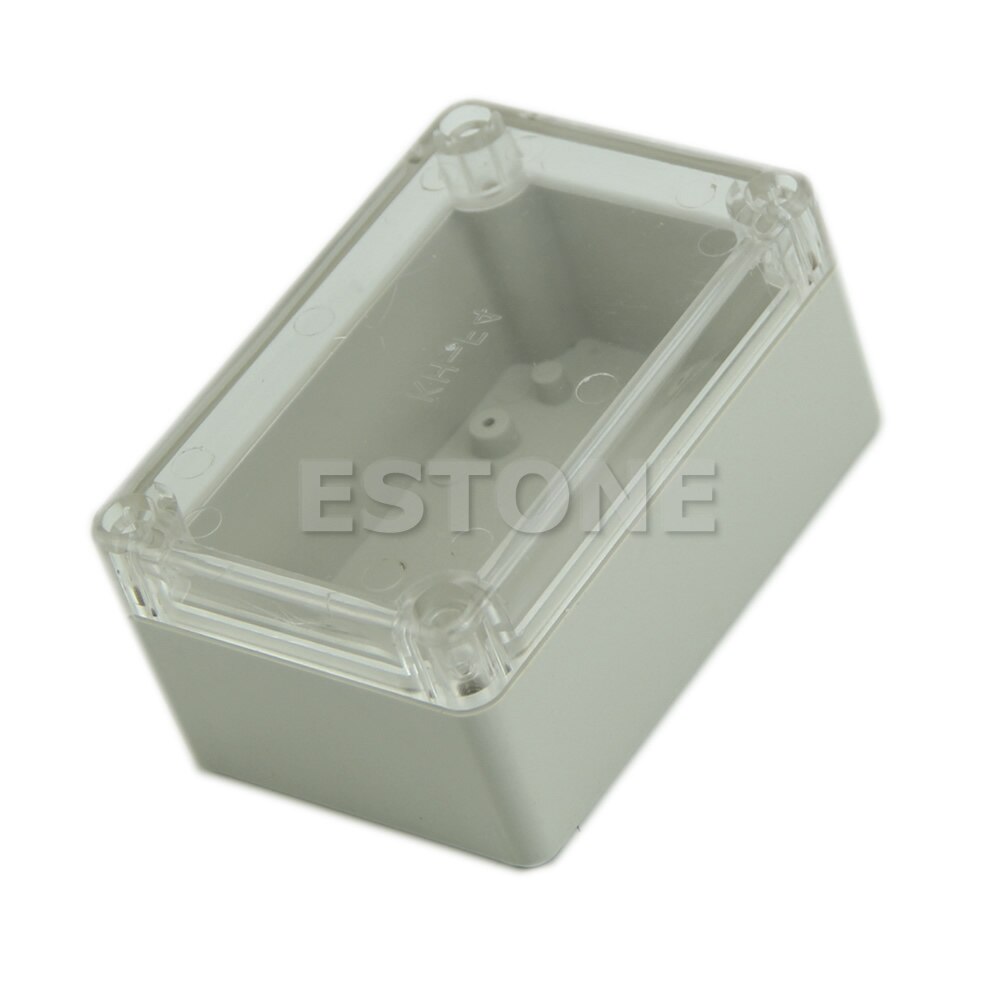 Boîtier transparent étanche en plastique pour boîtier de projet électronique, 1 pièce