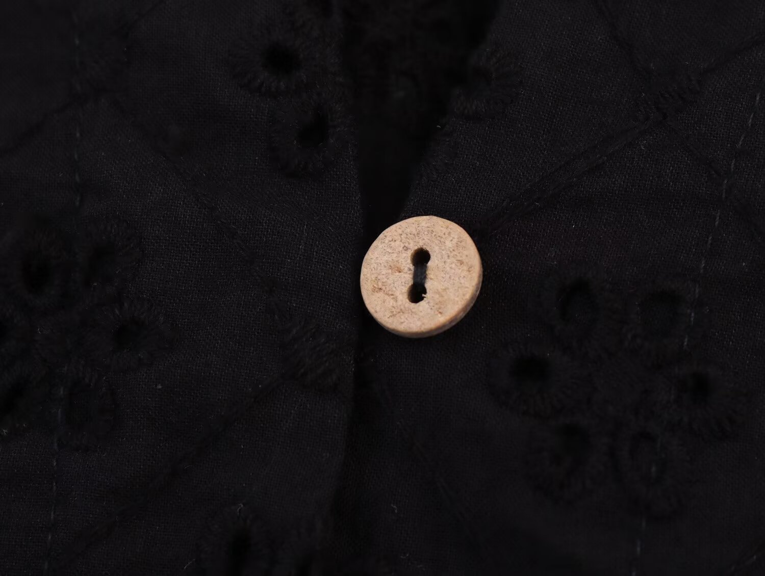 Tangada sommerbluse med broderi i bomull, korte ermer, strandtopper for kvinner, 6 t 0566