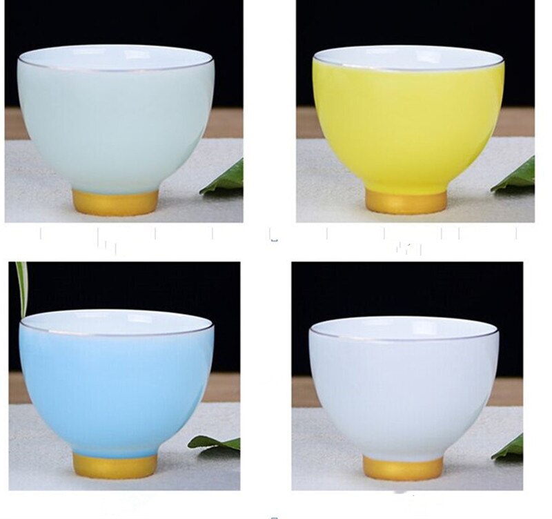 Keramische theekop handgemaakte meester theekommen kopje porselein pu'er theekopje kleine theekom