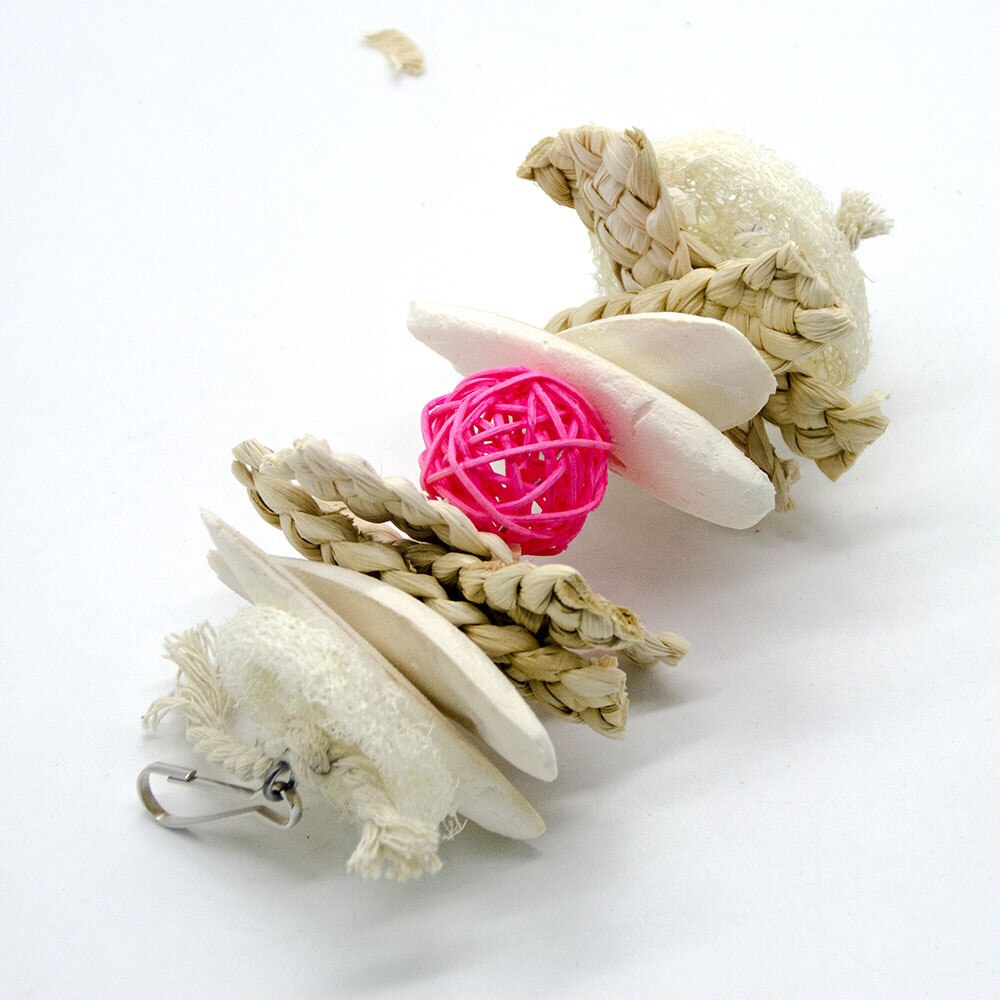 PipiFren papugi zabawki i akcesoria ptak zabawki dla sepia kości mątwy Conure i papużka falista papuga dostaw klatka dekoracji