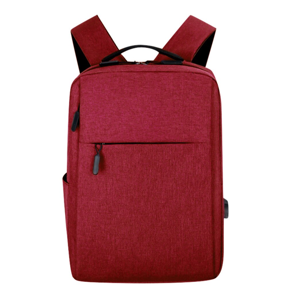 Multi-functional Men Backpacks Travel Bag Women School Bag Men Business Notebook Waterproof Travel Backpack#G20: Red