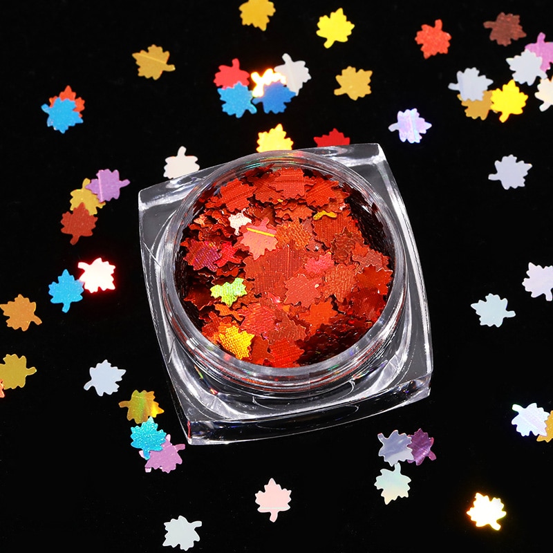Holographiques ongles paillettes mélange étoile coeur rond flocons miroir irrégulière Paillette ultra-mince paillettes 3D Nail Art décoration