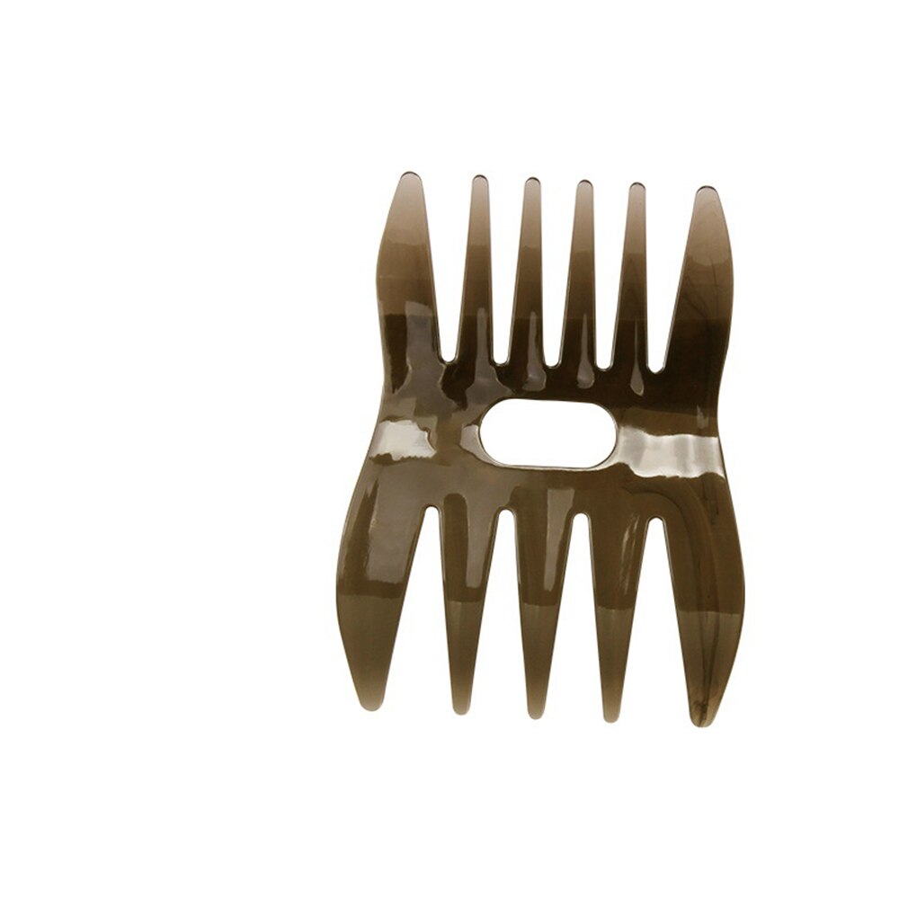 Borstel salon kappers kam visgraatvorm haarstyling ontwarrend kleuren kam voor glad naar achteren gekamde undercut mohawk komvormige squiff: En