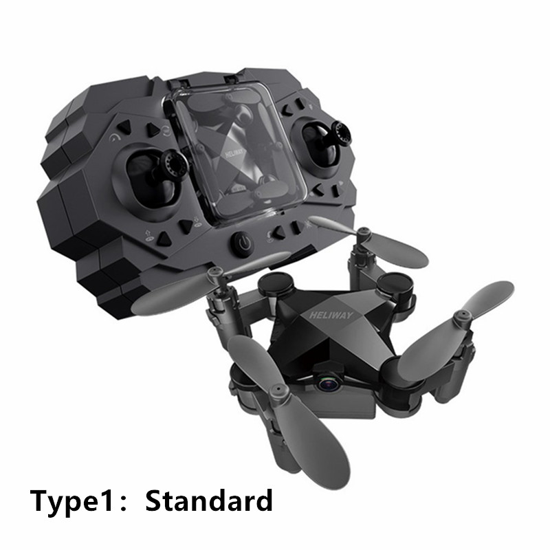 Mini foldbar quadcopter luftlegetøj mini udvidelig foldbar 222 mah svævehastighedskontakt fotografering vediografi: 1