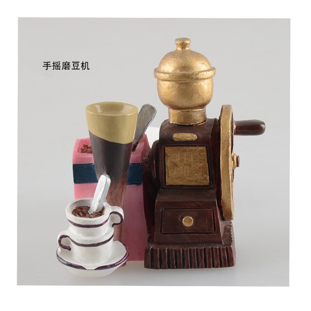 Accessoires créatifs pour café en 3D | Aimant pour réfrigérateur, dessin animé Moka, Pot de café en forme de tasse, Note magnétique, décoration par absorption et absorption: 8