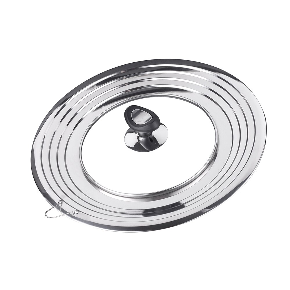 Pot Lid 24-26-28-30cm Pan Lid Frying Pan Cover Stainless Steel Kitchen Pot Lid Multifunction Frying Pan Lids Kitchen Accessories