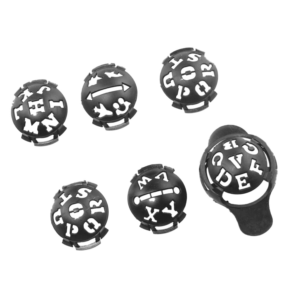 Golfbal Lijnen Marker Letters Patroon Tekening Tool Template Liner Voor Putting