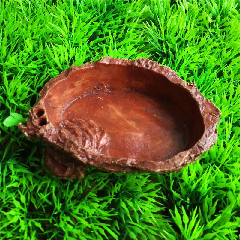 Reptile Feeder Crawler Bowl Basin Water Fountain Turtle Tortoise Scorpion pider Lizards Crabs Aquatic Pet Supplies Nice 1Pc