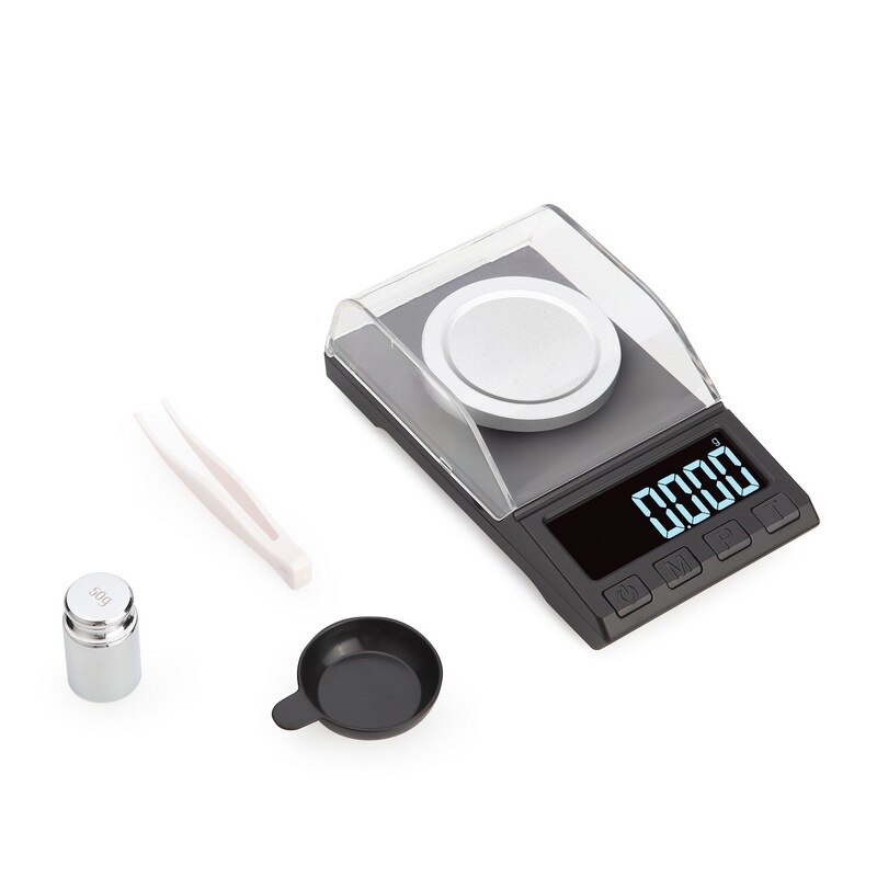 100g/50g 0.001g Digital precision scale for Jewelry gold Herb Lab Weight Milligram Scale Electronic Balance accurate scale: B 10g 0.001g