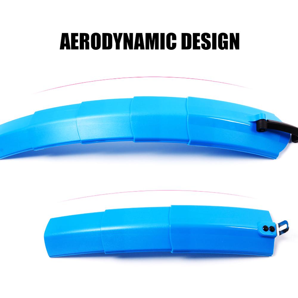 Bike Mudguard Telescopic Folding Mountain Road Bicycle Fender with Rear Mudguard for Mountain Bikes Mudguard Bicycle Accessories