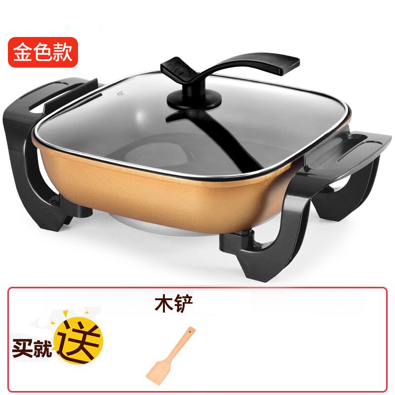 Household Multi-purpose Electric cooker 6L Capacity non-stick pot support Fried Steak Fish Hotpot Multi Cooker
