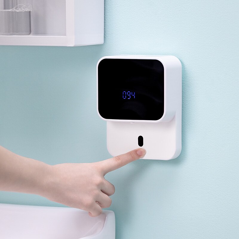 Youpin Original Led-anzeige Automatische Induktion Schäumen Hand Scheibe Sensor Haushalt Infrarot Schaum Seife Dispenser Für Häuser Mall
