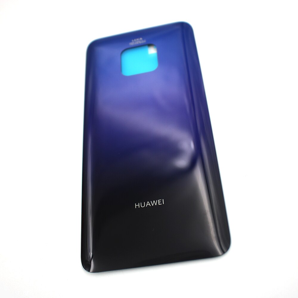 Originele Huawei Mate 20 Pro Glas Behuizing Cover Vervanging Back Achterklep Battery Case Behuizing Cover Voor Mate20 Pro Reparatie deel: Aurora Blue