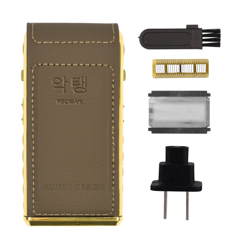 Golarka elektryczna męska robić golenia maszyna robić golenia brody folia elektroniczna golarka dla mężczyzn akumulator robić twarzy wąsy robić włosów