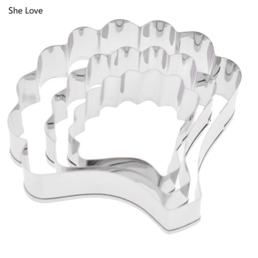 Chzimade Rvs Bloemblaadje Vorm Cookie Cutter Set Cakevorm Fondant Diy Polymeer Klei Snijden Gereedschap