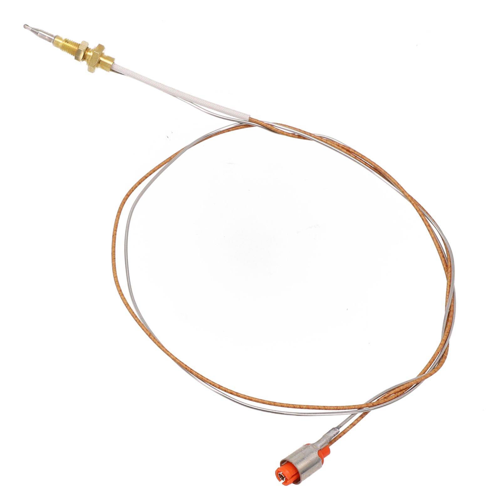 1 pz testa di rame testa vite termocoppia bruciatore a gas per Sabaf costruito in stufa strumenti dispositivo di protezione antifiamma in rame: Kaki scuro