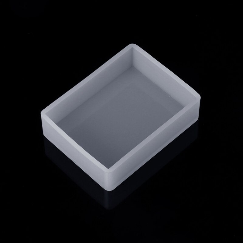 Silicone Mold DIY Square Rectangle Exopy Resin Mirror Crafts Jewelry Decoration: B