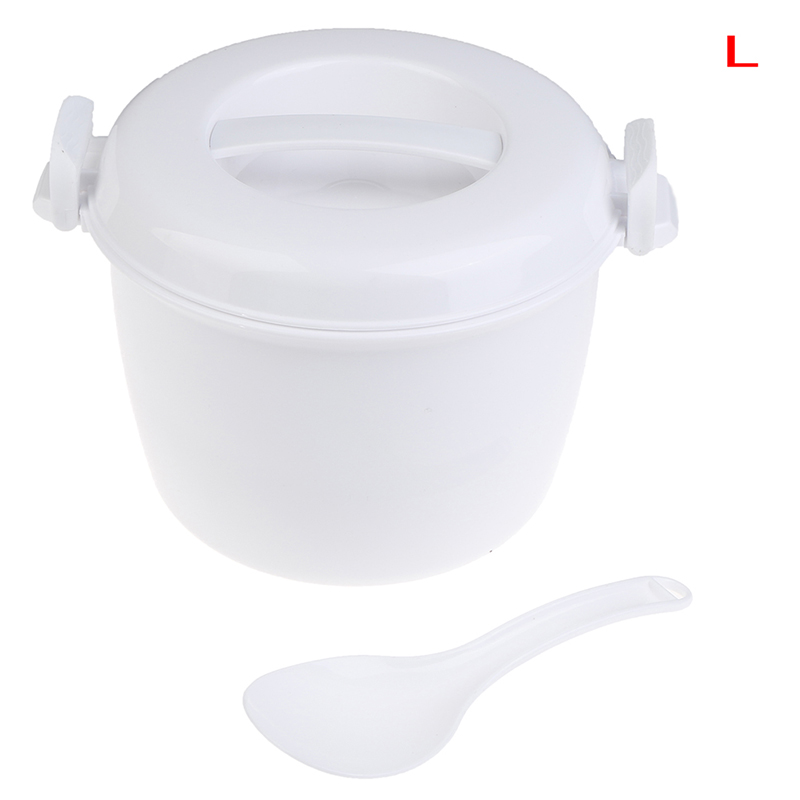 Portable Microwave Oven Rice Cooker Multifunctional food Steamer pot PP microwave cooking Utensils Insulation Bento Lunch Box: L