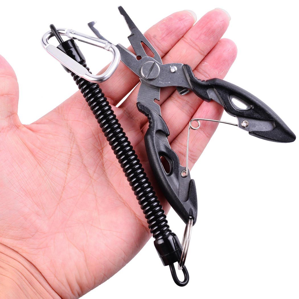 Angeln Zange Scissor Braid Linie Köder Cutter Haken Remover Tackle-Tool Schneiden Fisch Zange Schwarz Blau Orange Schere