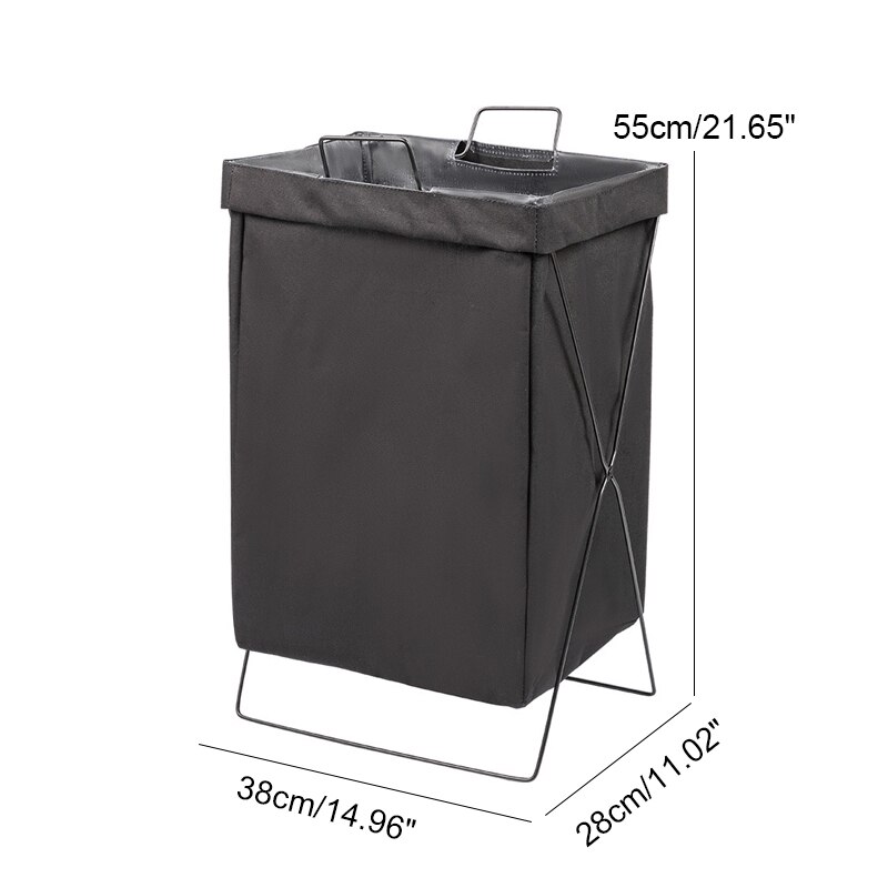 Foldable Fabric Hamper Household Laundry Baskets Removable And Washable Large Storage Bathroom Clothes Simple Storage Baskets