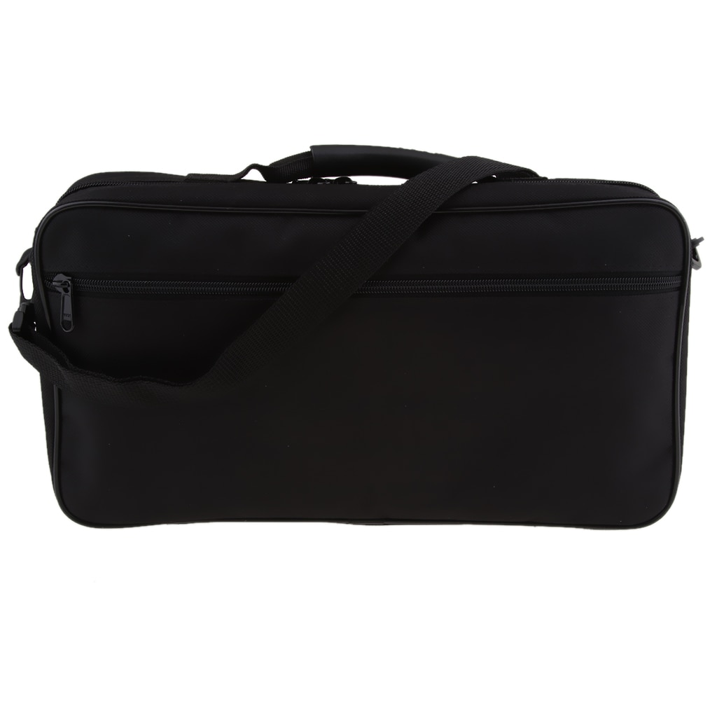 Sac à bandoulière Portable hautbois étui de transport Instrument de musique sac à main avec boîte de rangement en bois