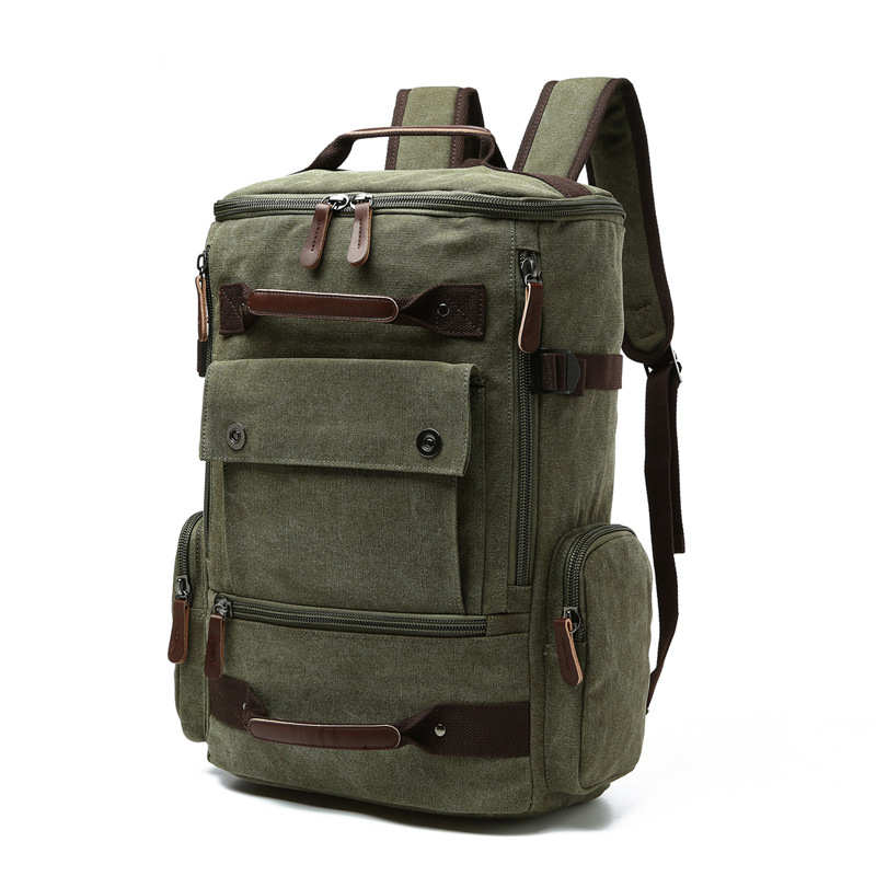 Beste Outdoor Sport Travel School Laptop Rugzak Wandelen Camping Zakken Waterdichte Tas Tiener Casual Rugzak Mochila: army green
