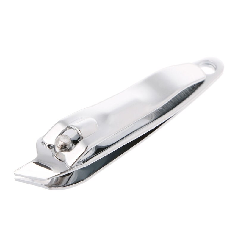 Stainless Steel Finger Toe Nail Trimmer Clippers Manicure Oblique Nail Scissors