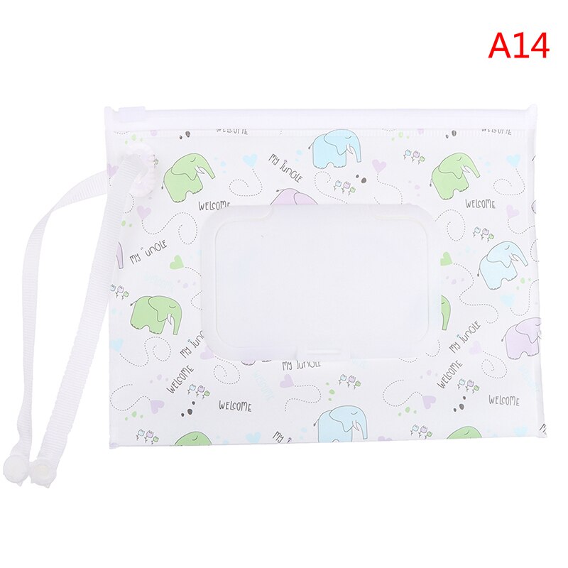 Boîte de lingettes humides pour bébé, 1 pièce, sangle à pression, Portable, conteneur de lingettes, , facile à transporter, étui de nettoyage cosmétique: 14