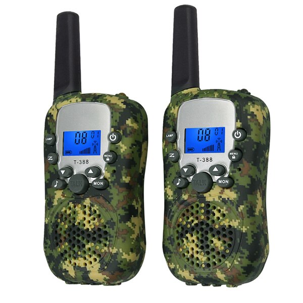 LiNKFOR T-388 Kid Walkie Talkie Kinderen Walky Talky 8 Kanaals Oplaadbare 2 Way Radio voor Jongen Meisje 3KM Draagbare walkie Talkies: yellow