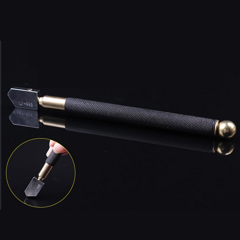 1Pc/10Pcs Duurzaam Olie Glassnijder Wiel Metalen Handvat Rechte Hoofd Glassnijder Diamant Professionele Snijgereedschap