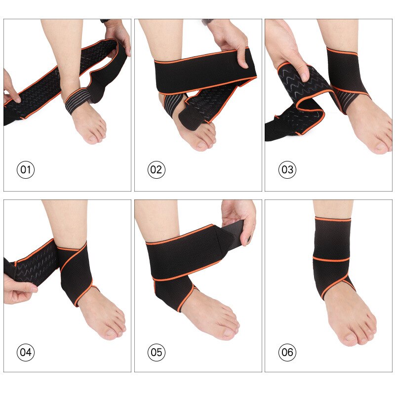 Kd36 1 stk silikon antiskli elastisk sanda gym sports ankel støtte bukse beskyttelse belter taekwondo karate ankel
