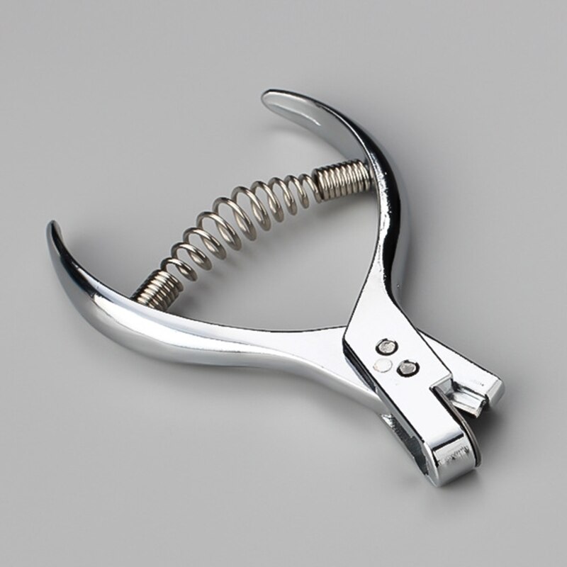 Alicates de costura con patrón de Metal, herramienta de punzonado de correa, para bricolaje