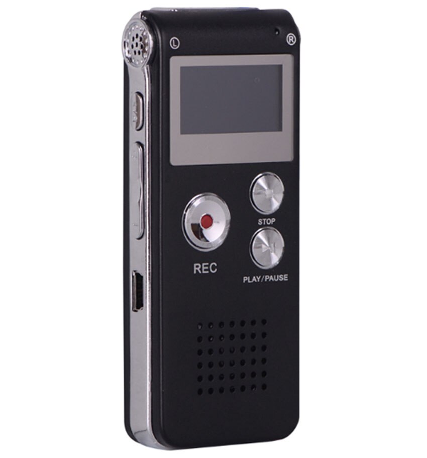 Originele Digitale Audio Voice Recorder Lange Tijd Opname 8 gb/16 gb Professionele Voice Activated Dictafoon Mini MP3 Speler