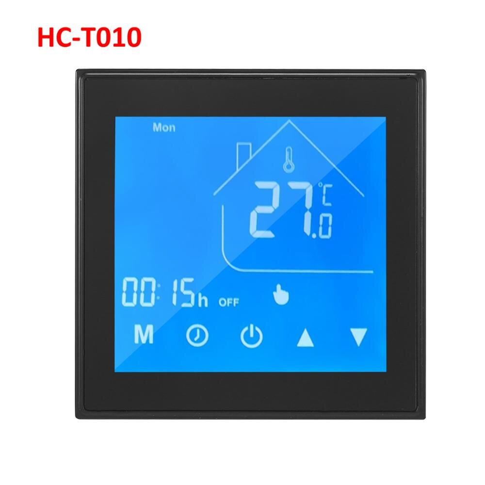 WiFi Smart Thermostat LCD Display Temperature Controller for Week Programmable Heating Ewelink APP Control for Alexa Google Home: black