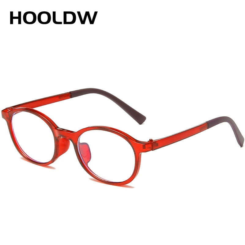 Pyöreät heijastamattomat lasten lasit lapsille pojat tytöt optiset kehykset silmälasit tietokoneelle kirkkaat heijastamattomat lasit