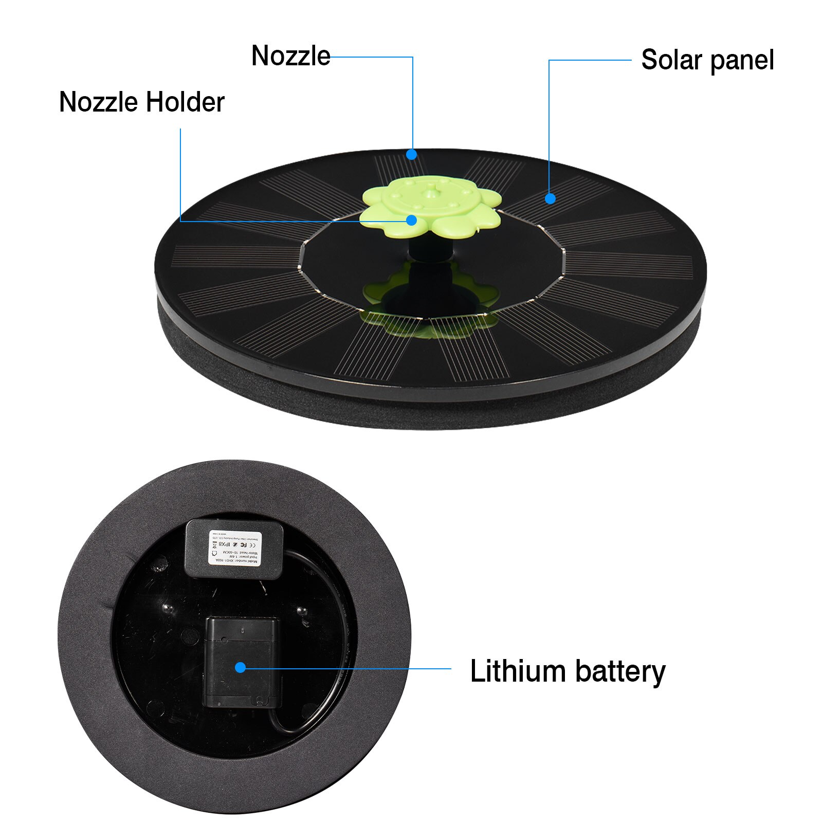 Solar Bionic Fountain Mini Solar Fountain Solar Water Fountain