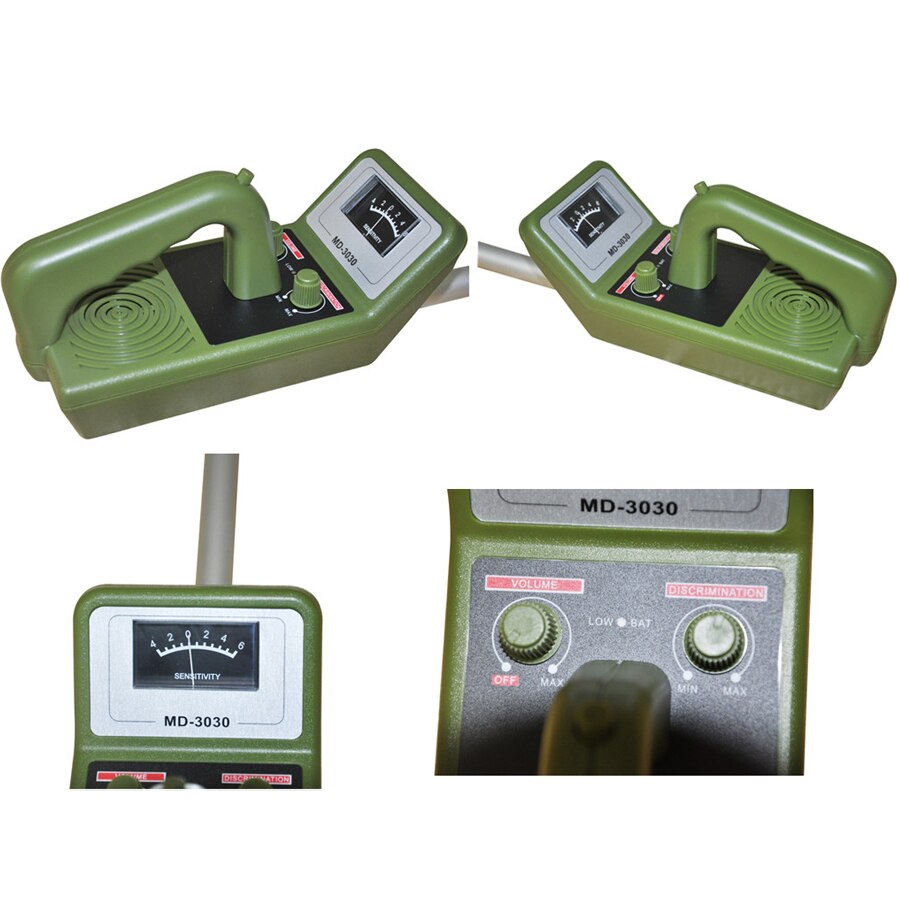 Adjustable Underground Metal Detector MD3030 Gold Nugget Coin