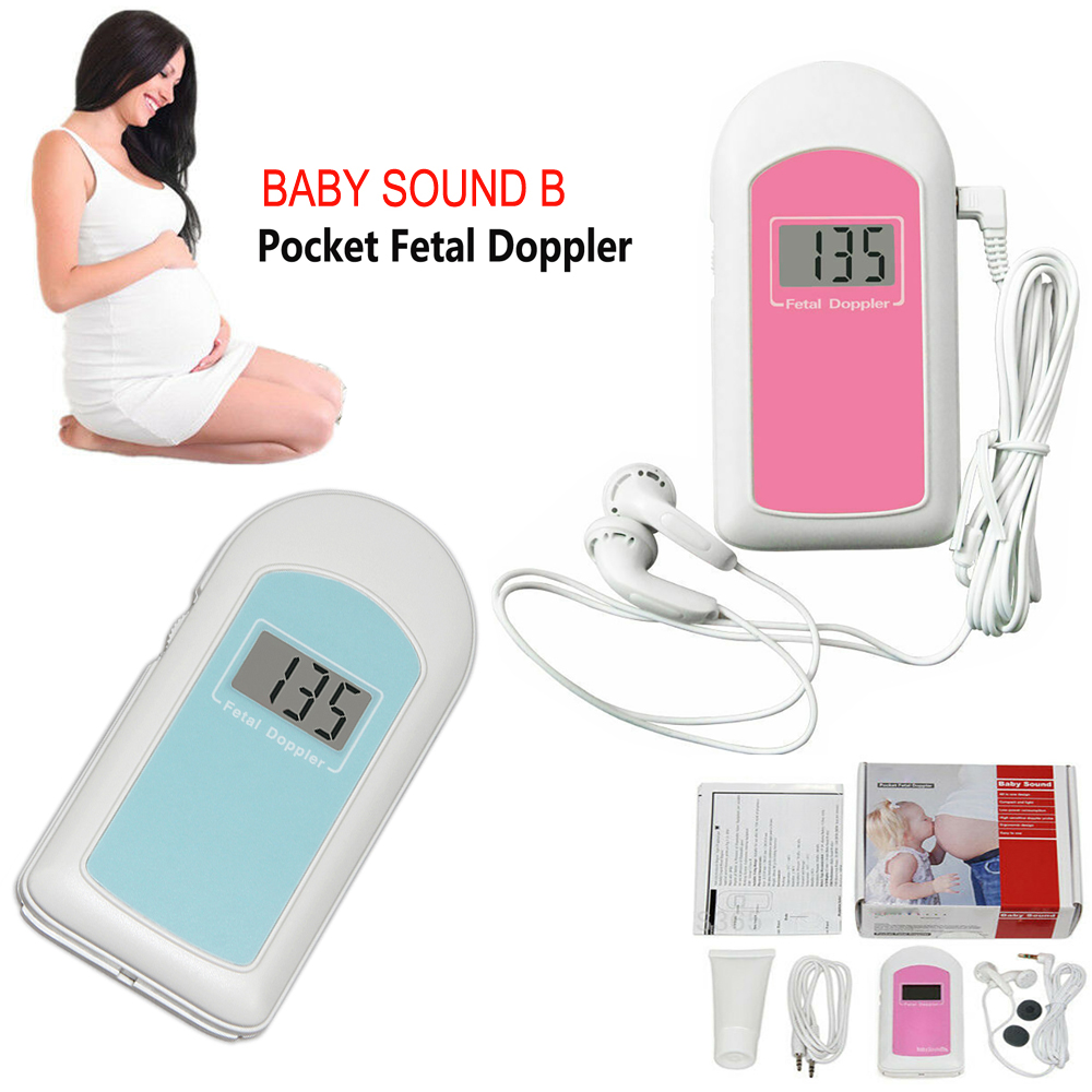Doppler fœtal de poche 2MHZ 3MHZ 8MHZ, A B C, détecteur de battements de cœur pour bébé, moniteur de fréquence cardiaque à domicile pour femme enceinte