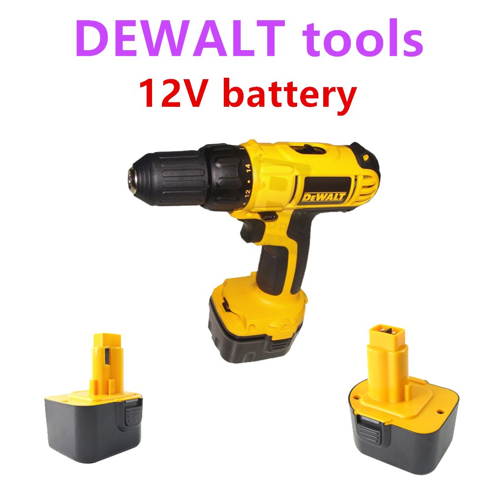 12V 4800Mah Nicd Tool Batterij Voor Dewalt DE9074 DC9071 DE9037 DE9071 DE9075 DW9071 DW9072 DW9074 DC727 DC756 DC980 DC981 DW051
