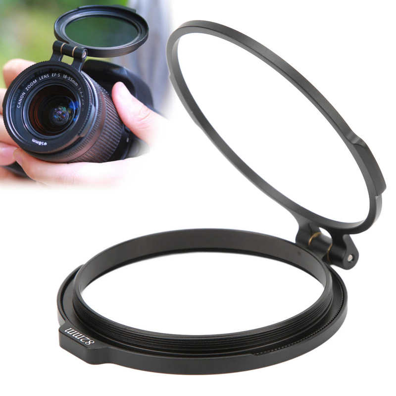 ND Filter schnell Freisetzung DSLR Kamera Zubehör Schnell Schalter Halterung für 49mm 58mm 67mm 72mm 77mm 82mm DSLR Objektiv Adapter kippen