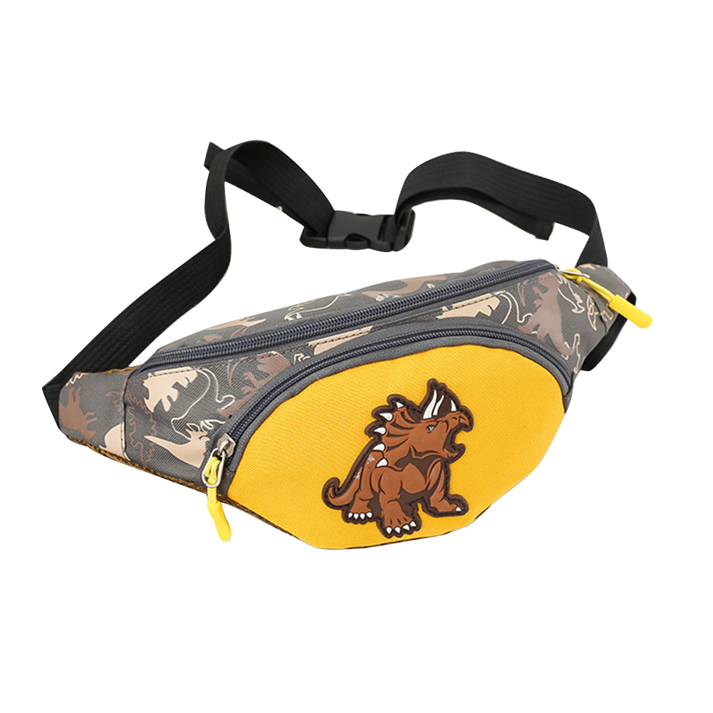 Brand Kids Boys Girls Waist Bag Stylish Cartoon Dinosaur Fanny Pack Purse for Outdoor Activities