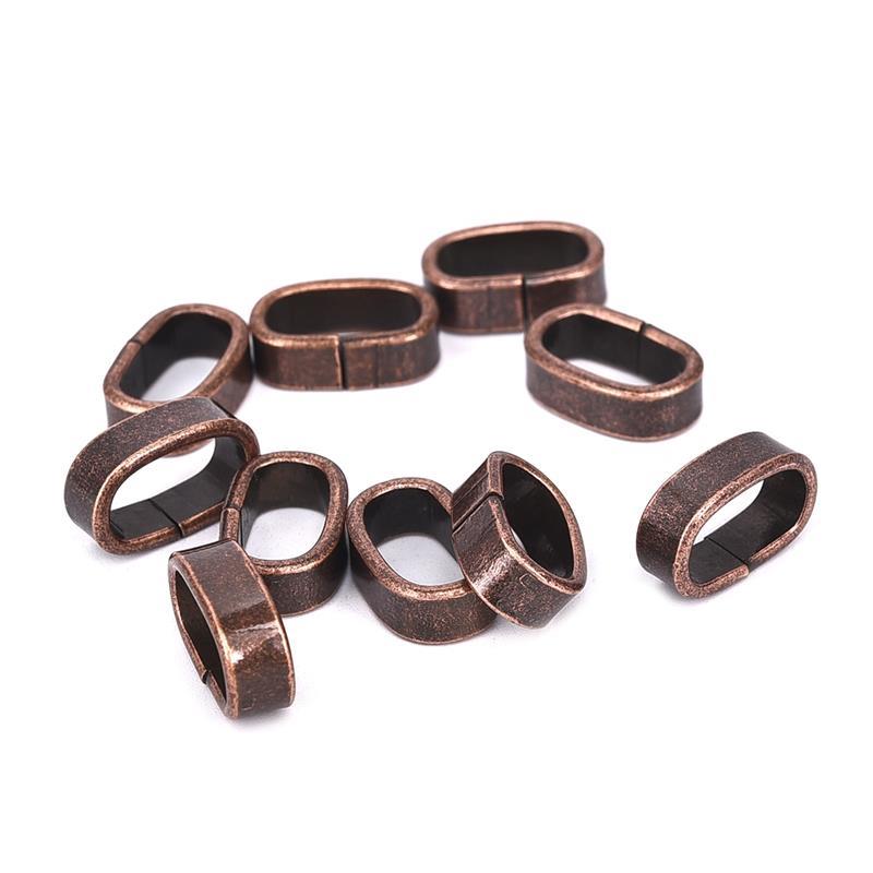 10pcs/lot Stainless Steel European Square Charms Polished Beads Bracelet DIY Jewelry Spacer Bead Hole 12.25x6.7mm: 3